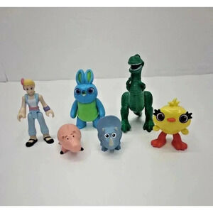 Disney Toy Story Miniature Action Figures Lot of 6